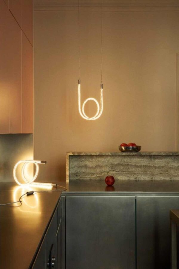 STL-TorsadeLighting-140324-0272-2-1-1200w-100KB Saint-Louis Torsade Lighting in kitchen | Kneen & Co