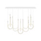 Saint-Louis Torsade 10L Chandelier Horizontal H130 | Kneen & Co