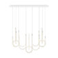 Saint-Louis Torsade 10L Chandelier Horizontal H180 | Kneen & Co