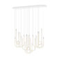 Saint-Louis Torsade 10L Chandelier Horizontal H180 | Kneen & Co