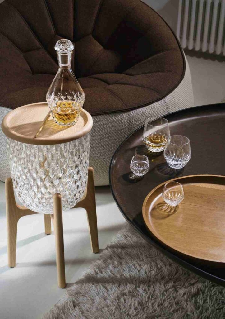 Saint-Louis Crystal Folia Barware and Table | Kneen & Co