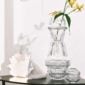 Saint-Louis Crystal Matrice Vases stacked on a table | Kneen & Co
