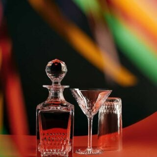 Saint-Louis Crystal Apollo Decanter, Cocktail Glass, Highball | Kneen & Co