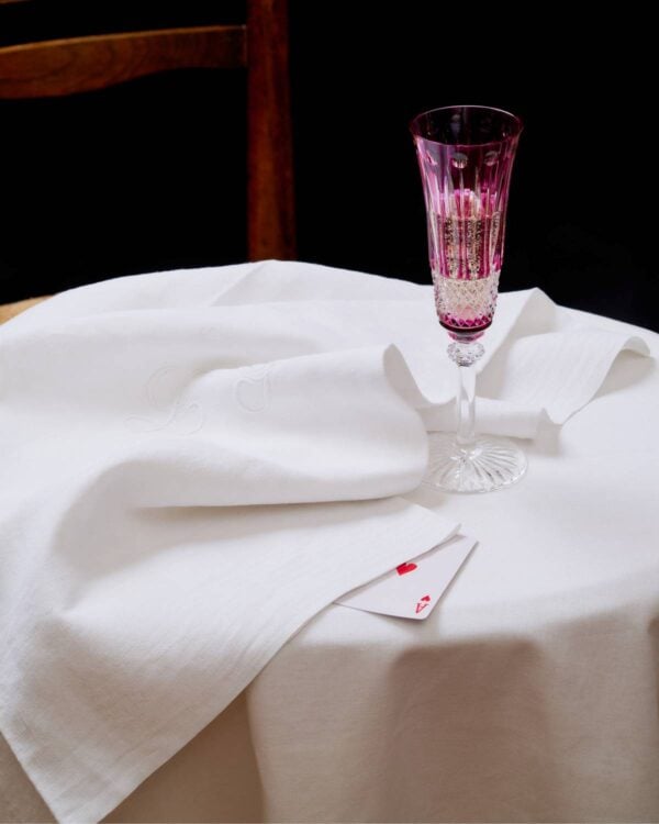 Saint-Louis_Tommy_Amethyst_Champagne_Flute_on-table-1200w_100kb Saint-Louis Crystal Tommy Amethyst Champagne Flute | Kneen & Co