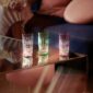 Saint-Louis Crystal Tommy Amethyst, Green, and Purple Flannel Grey Highballs | Kneen & Co
