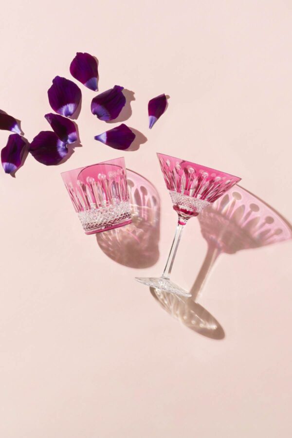 Saint-Louis Crystal Tommy Amethyst Cocktail Glass and Old Fashioned | Kneen & Co