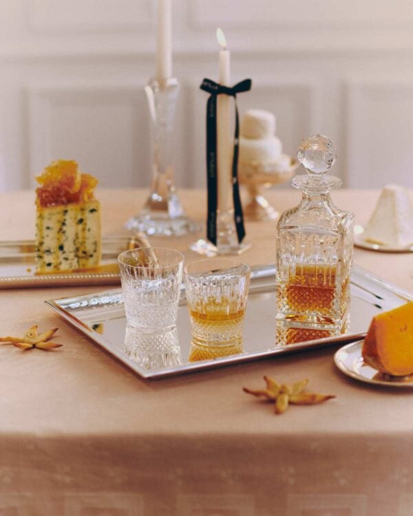Saint-Louis_Tommy_Medium_Old_Fashioned_Set_1200w_100kb Saint Louis Crystal Tommy Medium Old Fashioned Set on a festive table | Kneen & Co