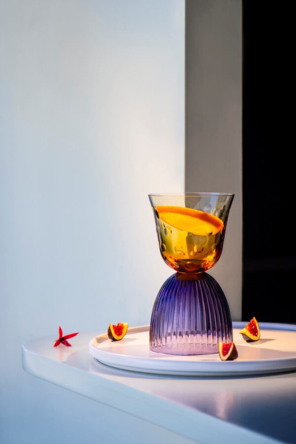 SaintLouis_Les-Endiables-Bubbles-cocktail-MOOD_1200w_100kb Saint-Louis Crystal Les Endiables Bubbles Glass with cocktail | Kneen & Co
