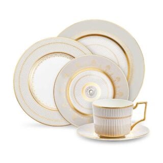 Wedgwood Anthemion Grey Dinnerware | Kneen & Co