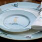 Wedgwood Kit Kemp Sailor’s Farewell Dinnerware set on table | Kneen & Co