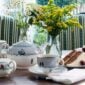 Wedgwood Kit Kemp Sailor’s Farewell Dinnerware set on table | Kneen & Co