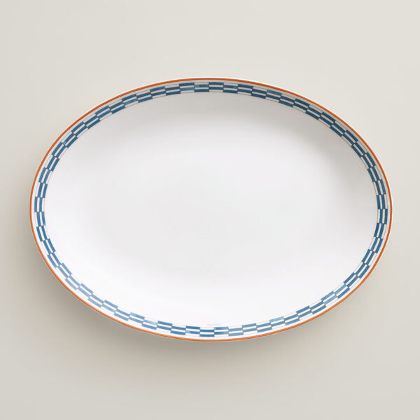 Hermès en Contrepoint Small Oval Platter | Kneen & Co