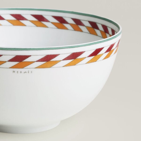 Close up shot of Hermès en Contrepoint Large Bowl | Kneen & Co