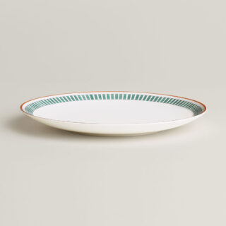 HERMES-enContrepoint-065107P-front-wm-4-1200×1200-100KB Hermès en Contrepoint Dessert Plate n°2 – Set of 2 | Kneen & Co
