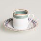 Hermès en Contrepoint Coffee Cup and Saucer n°3 - Set of 2 | Kneen & Co
