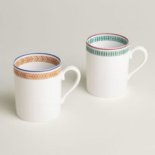 Hermès en Contrepoint Set of 2 Mugs (n°1 and n°2) | Kneen & Co