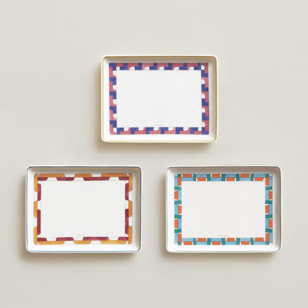 HERMES-enContrepoint-065389P-above-wm-1-1200x1200-100KB Hermès en Contrepoint Set of 3 Small Trays (n°1 to n°3) | Kneen & Co