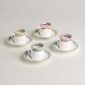 Hermès en Contrepoint Set of 4 Coffee Cups and Saucers (n°1 to n°4) | Kneen & Co