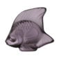Lalique Fish Sculpture Dusk Purple | Kneen & Co
