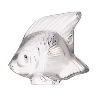 Lalique Fish Sculpture Clear | Kneen & Co