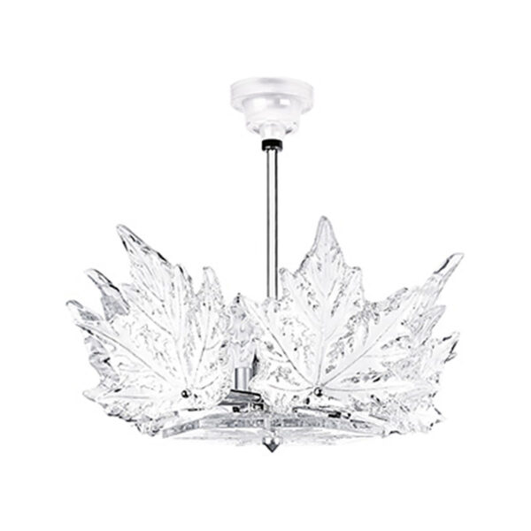 Lalique Champs-Élysées Chandelier Clear Crystal & Chrome Finish | Kneen & Co