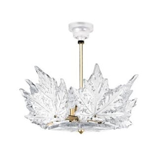Lalique Champs-Élysées Chandelier Clear Crystal & Gilded Finish | Kneen & Co