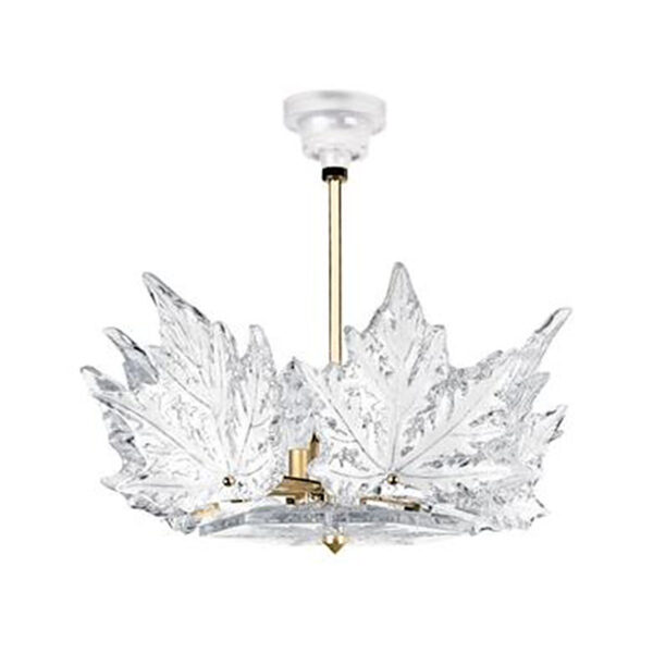 Lalique Champs-Élysées Chandelier Clear Crystal & Gilded Finish | Kneen & Co