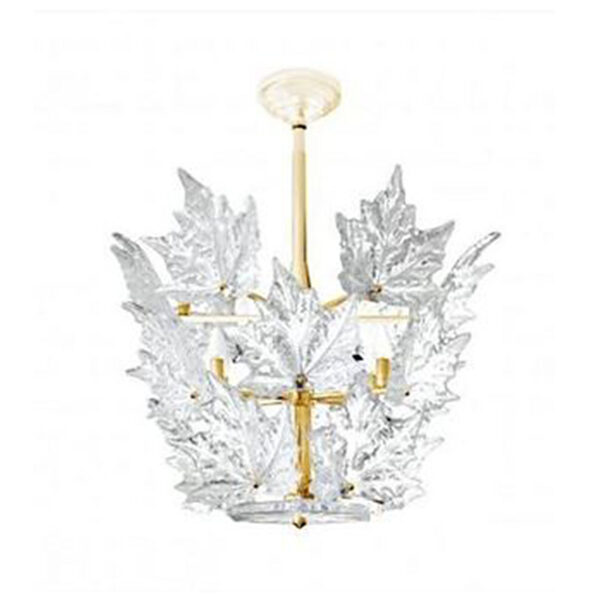 Lalique Champs-Élysées Chandelier Clear Crystal & Gilded Finish | Kneen & Co