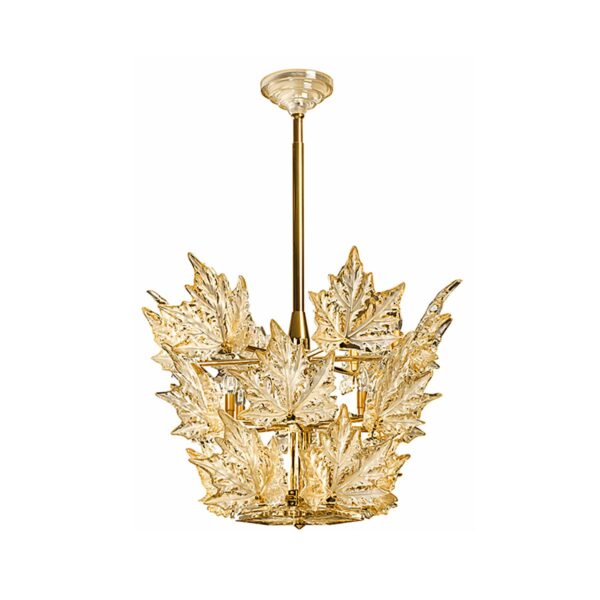 Lalique Champs-Élysées Chandelier Gold Luster Crystal & Gilded Finish | Kneen & Co
