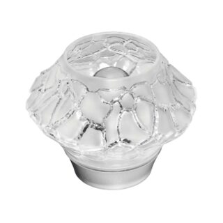 Lalique Caldera Wall Sconce Clear Crystal & Chromed Metal | Kneen & Co