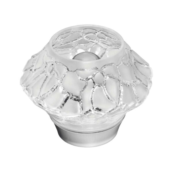 Lalique Caldera Wall Sconce Clear Crystal & Chromed Metal | Kneen & Co