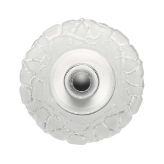 Lalique Caldera Wall Sconce Clear Crystal & Chromed Metal | Kneen & Co