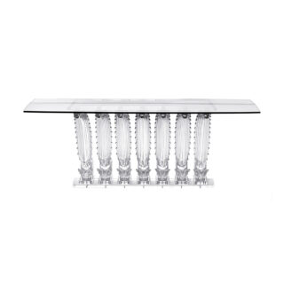 Lalique Cactus Console Table Clear Crystal | Kneen & Co
