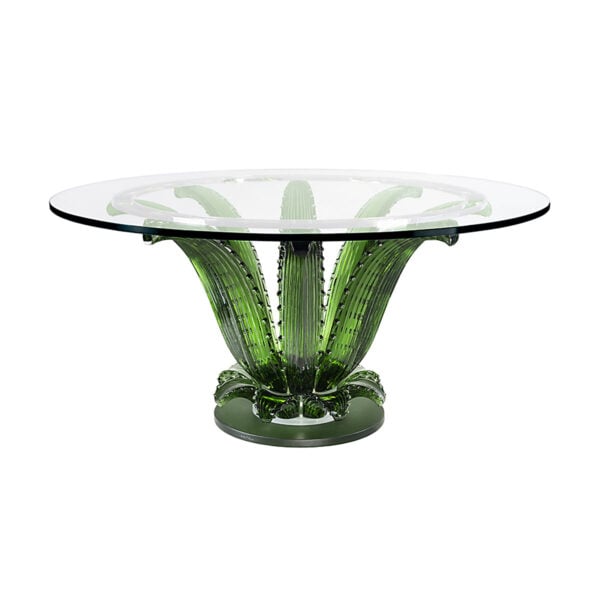 LALIQUE-Tables-10673600-CACTUS-TABLE-GREEN-CACTUS-WITHOUT-TOP-1200x1200-100KB Lalique Cactus Round Table Green Crystal | Kneen & Co