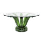 Lalique Cactus Round Table Green Crystal | Kneen & Co