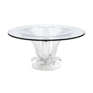 Lalique Cactus Coffee Table Clear Crystal | Kneen & Co