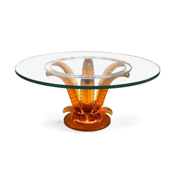 Lalique Cactus Coffee Table Amber Crystal | Kneen & Co