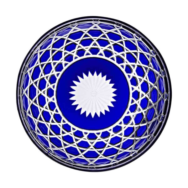 SAINTLOUIS-47038423-Royal-Darkbluetablecenterpiece-Top-1200x1200-100KB Saint-Louis Crystal Royal Dark Blue Centerpiece | Kneen & Co