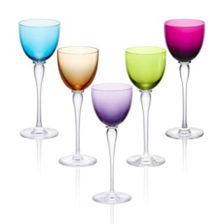 Saint-Louis Crystal Amadeus Colored Hocks | Kneen & Co