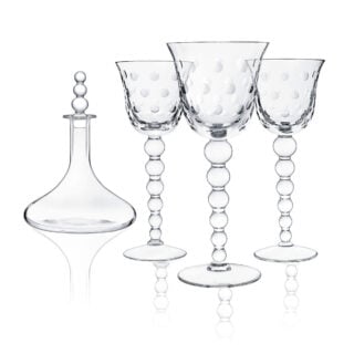 Saint-Louis Crystal Bubbles Stemware | Kneen & Co