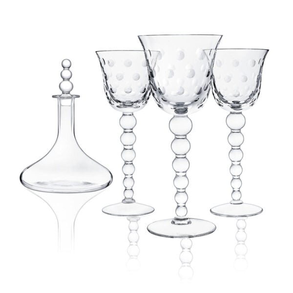 Saint-Louis Crystal Bubbles Stemware | Kneen & Co