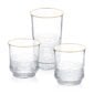 Saint-Louis Crystal Cadence Gold Rim Barware | Kneen & Co