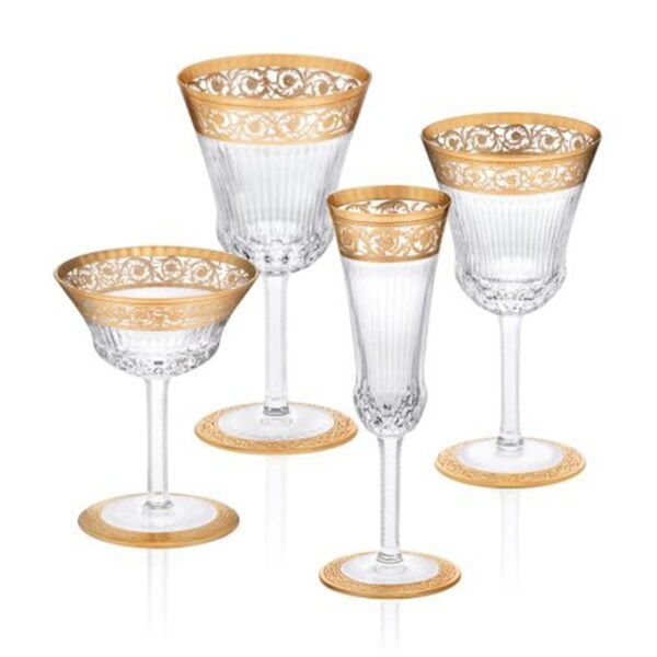 SAINTLOUIS-Thistle-GoldStemware-ParentSet-1200x1200-100KB Saint-Louis Crystal Thistle Gold Stemware | Kneen & Co