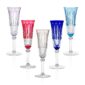 Saint-Louis Crystal Tommy Colored Champagne Flutes | Kneen & Co