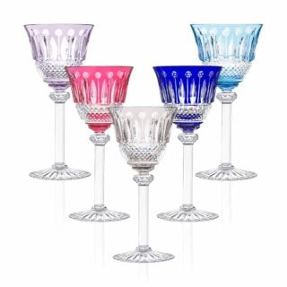 Saint-Louis Crystal Tommy Colored Hocks | Kneen & Co