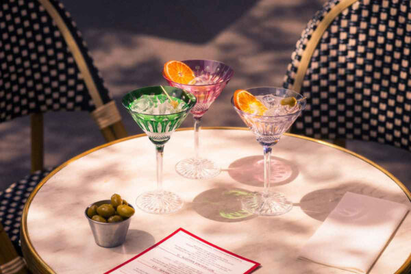 Saint-Louis Tommy Colored Cocktail Glasses | Kneen & Co