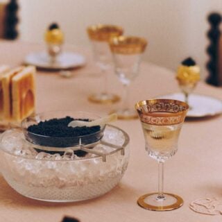 Saint-Louis Thistle Gold Glassware | Kneen & Co