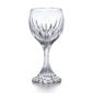 Baccarat Masséna Glass M handcrafted in clear French crystal with deep bevel cuts and a refined wine glass silhouette. | Kneen & Co