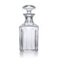 Baccarat Harcourt 1841 Whiskey Decanter handcrafted in clear French crystal with bold beveled cuts, an architectural silhouette, and a precision-cut stopper | Kneen & Co