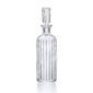Baccarat Harmonie Round Whiskey Decanter handcrafted in clear French crystal with signature vertical cuts, a cylindrical silhouette, and a precision-cut stopper | Kneen & Co